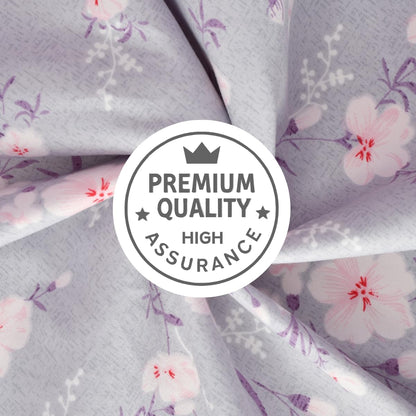 Mafatlal Plush Bedsheet – Light Purple, Queen, Microfiber
