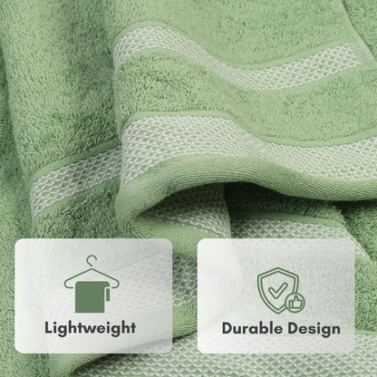 Mafatlal Daffodil Bath Towel – Grn/Blu, Cotton