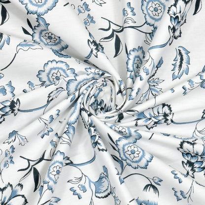 Mafatlal Classic Comfort Bedsheet – Gold & Blue, Single, Cotton