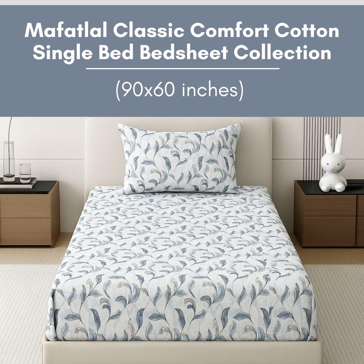 Classic Comfort Single Bed Cotton Bedsheet