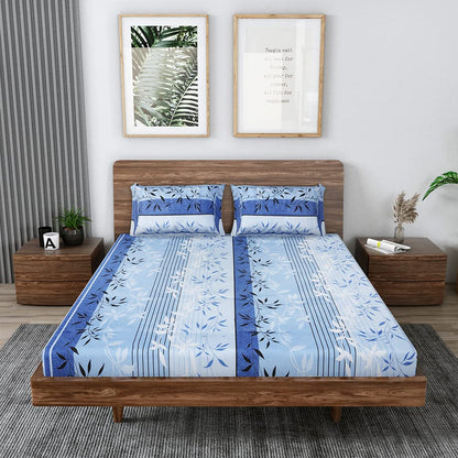 grandious twill king size cotton bedsheet