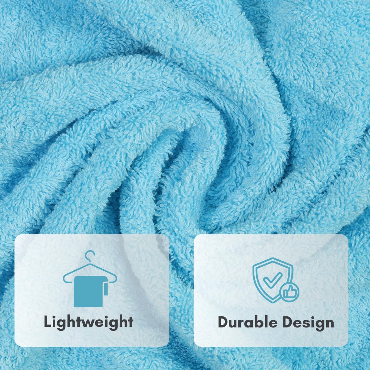 Mafatlal Daffodil Bath Towel – Blue, Cotton
