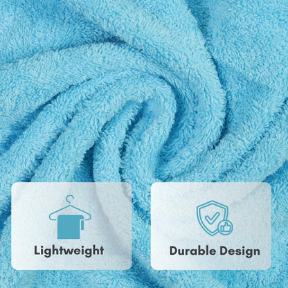 Mafatlal Daffodil Bath Towel – Blue, Cotton