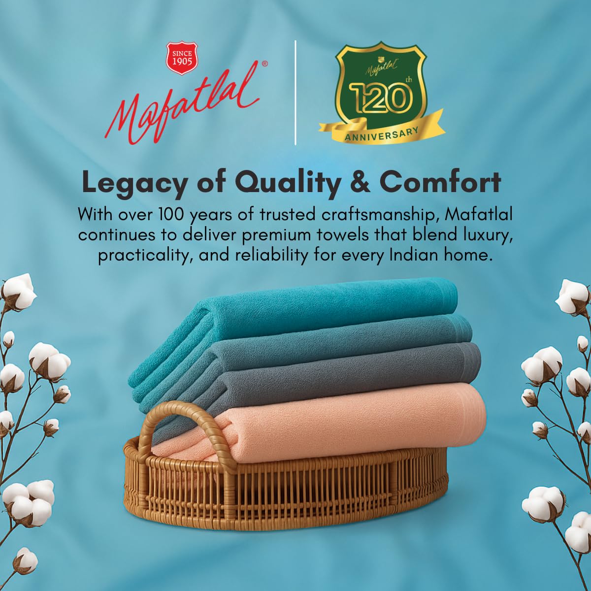 Daffodil 550 GSM Cotton Bath Towel