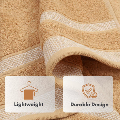 Mafatlal Daffodil Bath Towel – Brown, Cotton