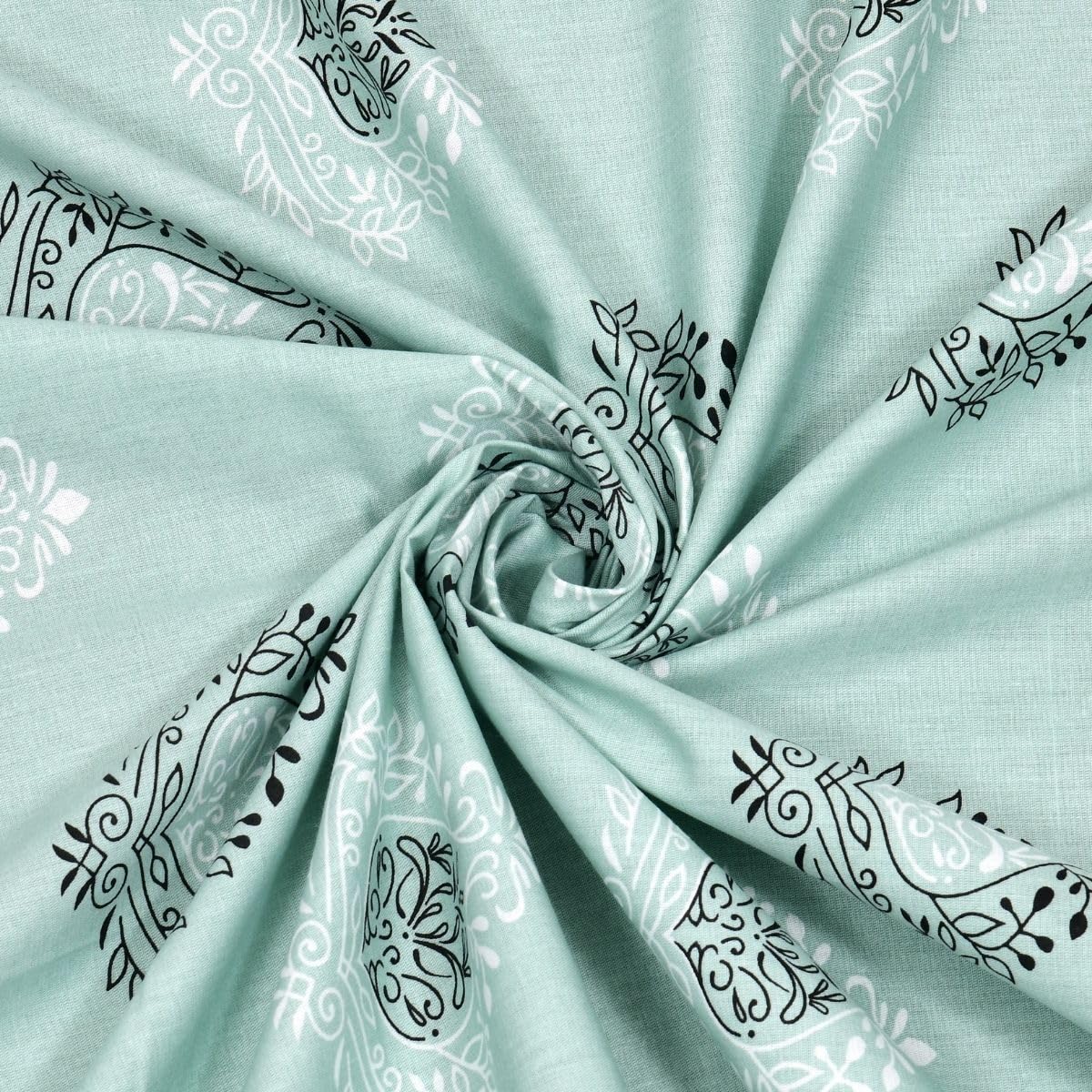 Mafatlal Classic Comfort Bedsheet – olive, Single, Cotton