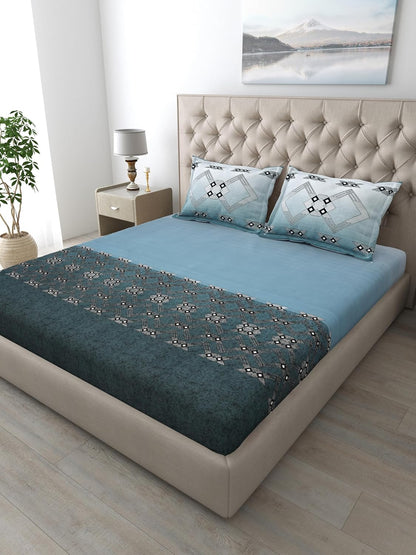 Autumn Delight King Size Cotton Bedsheet