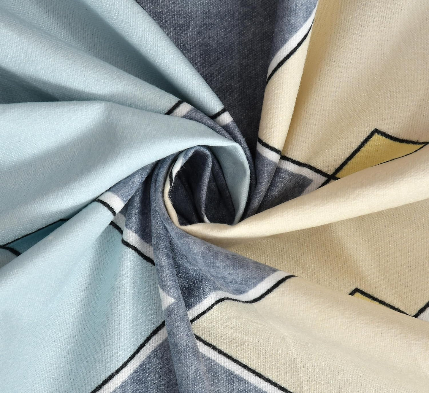 Mafatlal Plush Bedsheet – Raven, Fitted, Glace Cotton