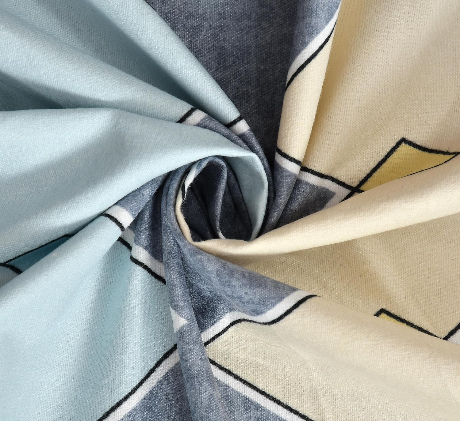 Mafatlal Plush Bedsheet – Raven, Fitted, Glace Cotton
