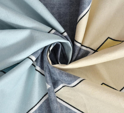 Mafatlal Plush Bedsheet – Raven, Fitted, Glace Cotton