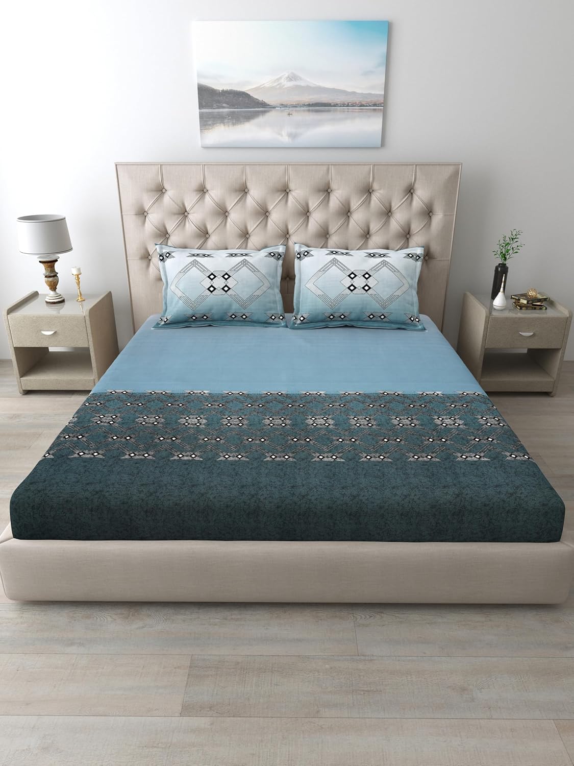 Autumn Delight King Size Cotton Bedsheet