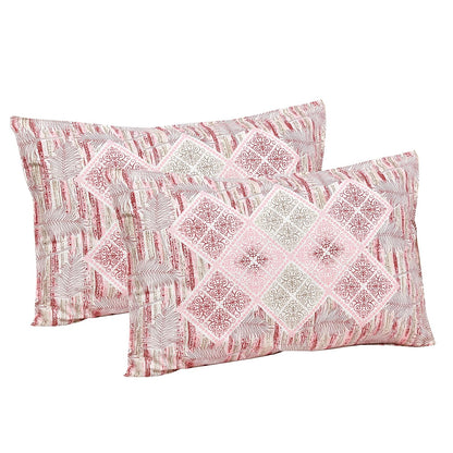 Mafatlal Jaipuri Bedsheet – Flesh Pink, King, Cotton
