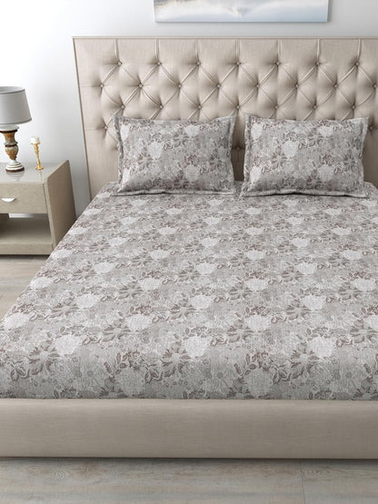 Grandious Jacquard King Size Cotton Bedsheet - Lifestyle