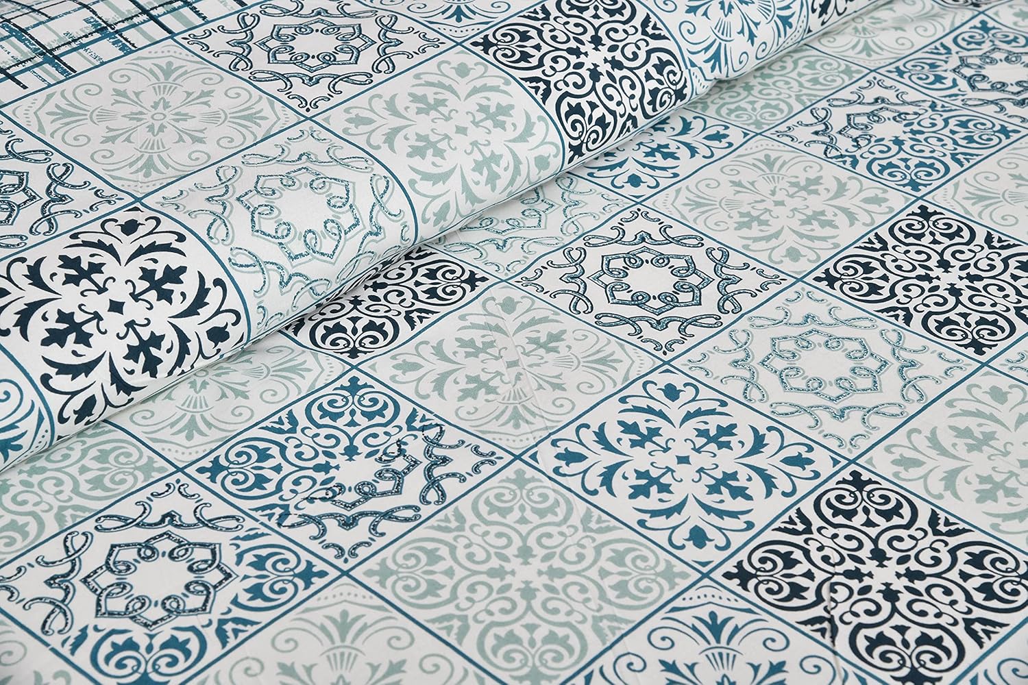 Mafatlal Jaipuri Bedsheet – Sapphire, King, Cotton