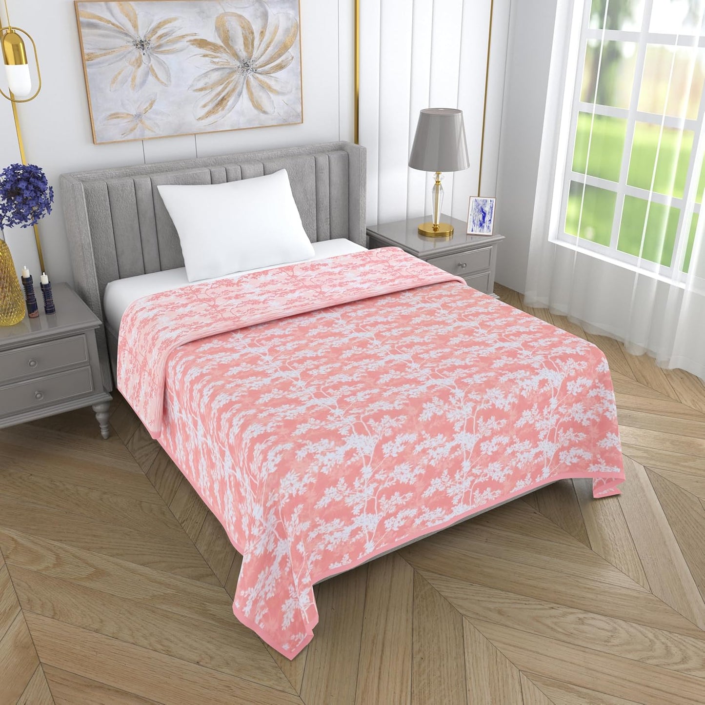 Mafatlal Sparsh Dohar – Peach, Cambric Cotton