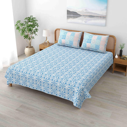 Sanskriti King Size Cotton Bedsheet - Hero