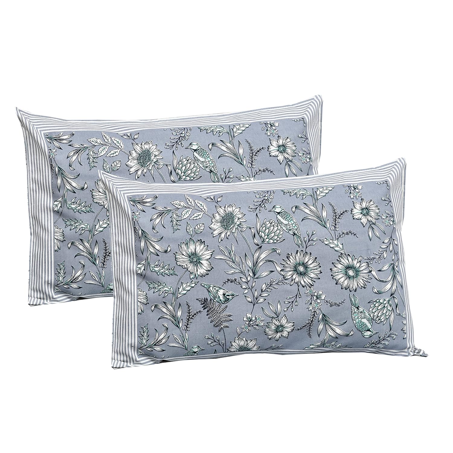 Mafatlal Jaipuri Bedsheet – Chrome, King, Cotton