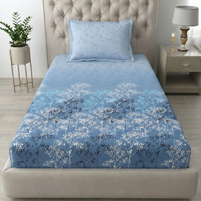 186 TC 100% Cotton Single Bedsheet | 90 x 60 Inches