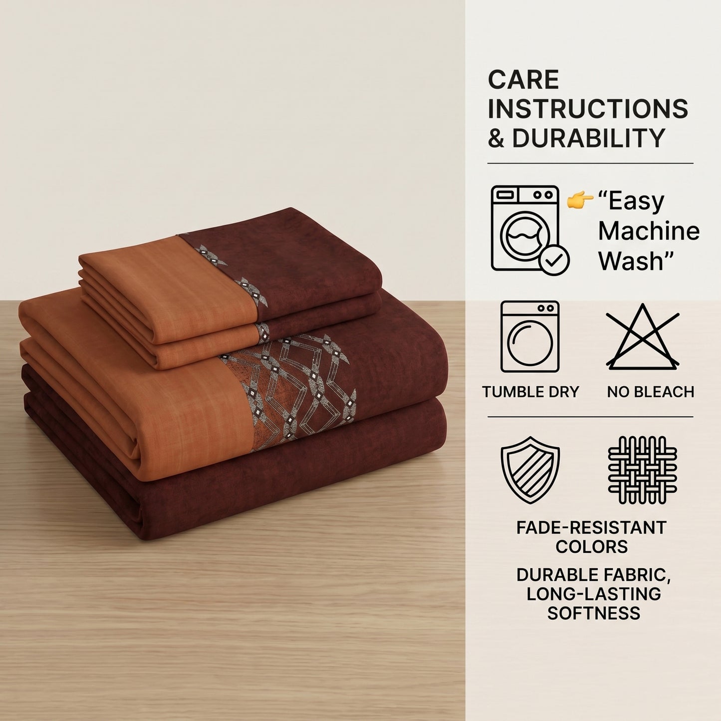 186 TC 100% Cotton Single Bedsheet | 90 x 60 Inches