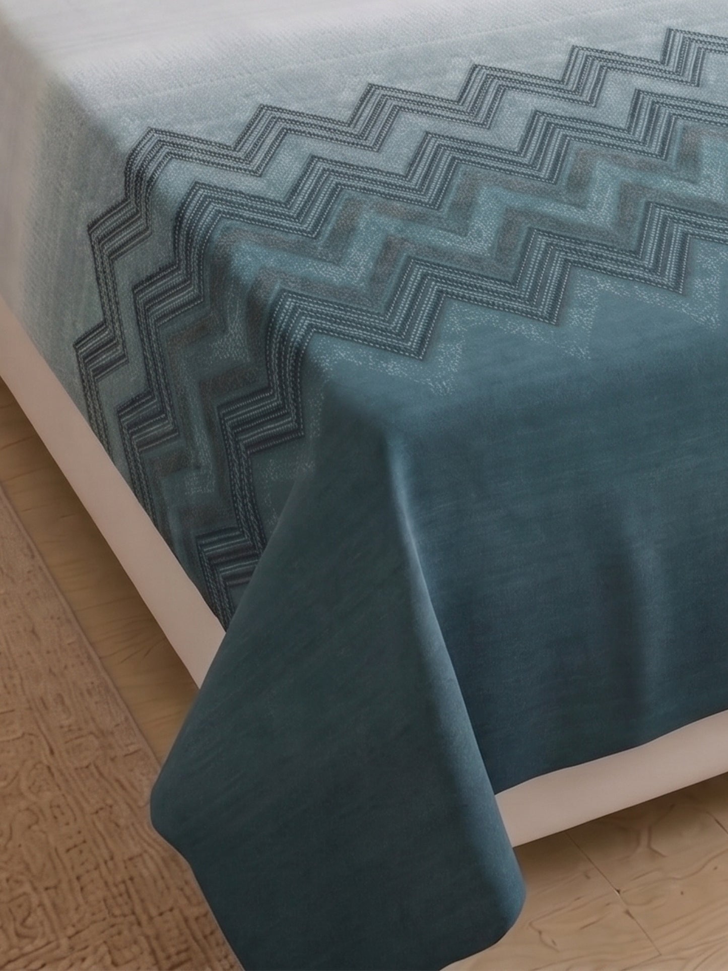 186 TC 100% Cotton Single Bedsheet | 90 x 60 Inches