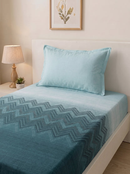 186 TC 100% Cotton Single Bedsheet | 90 x 60 Inches