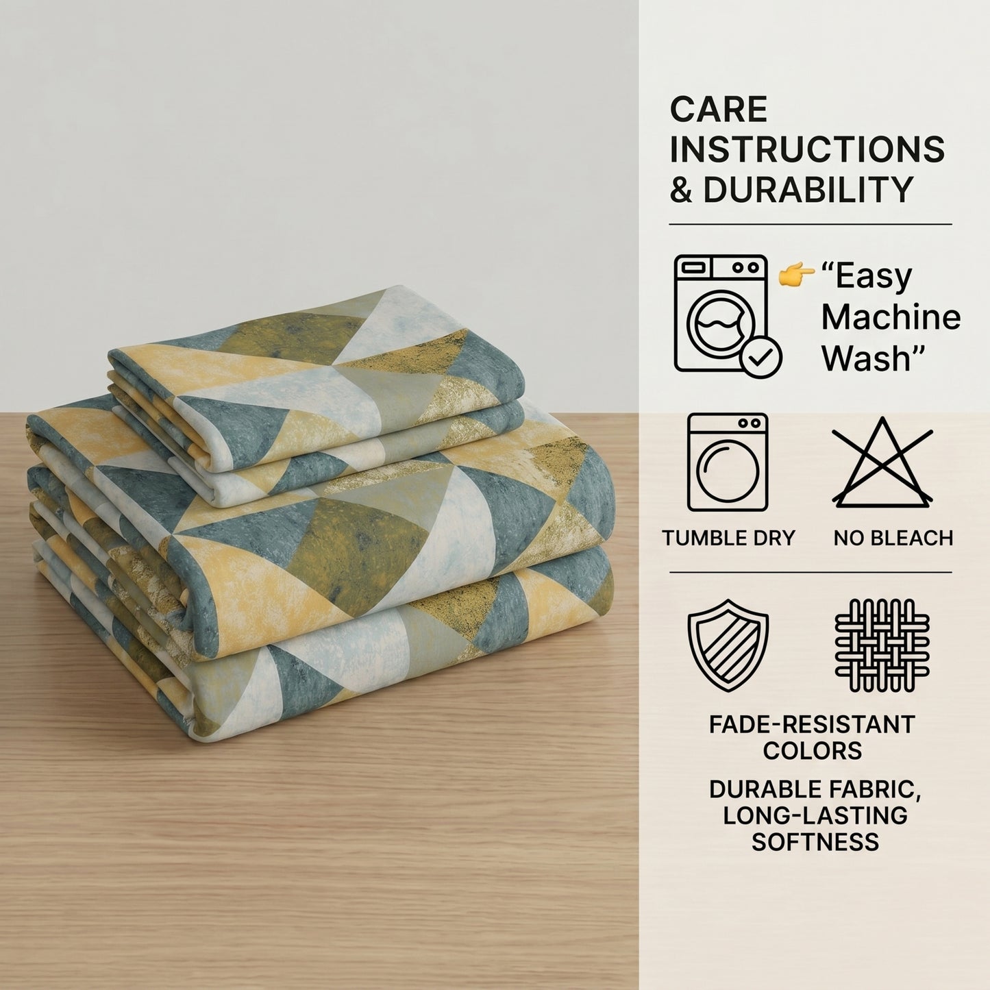 186 TC 100% Cotton Single Bedsheet | 90 x 60 Inches