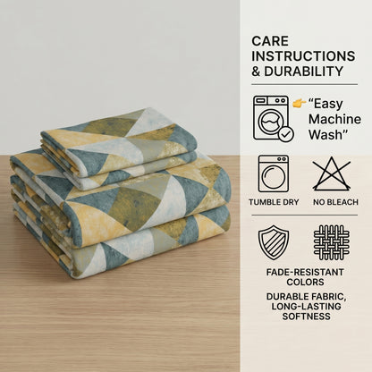 186 TC 100% Cotton Single Bedsheet | 90 x 60 Inches
