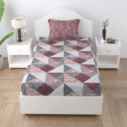 186 TC 100% Cotton Single Bedsheet | 90 x 60 Inches