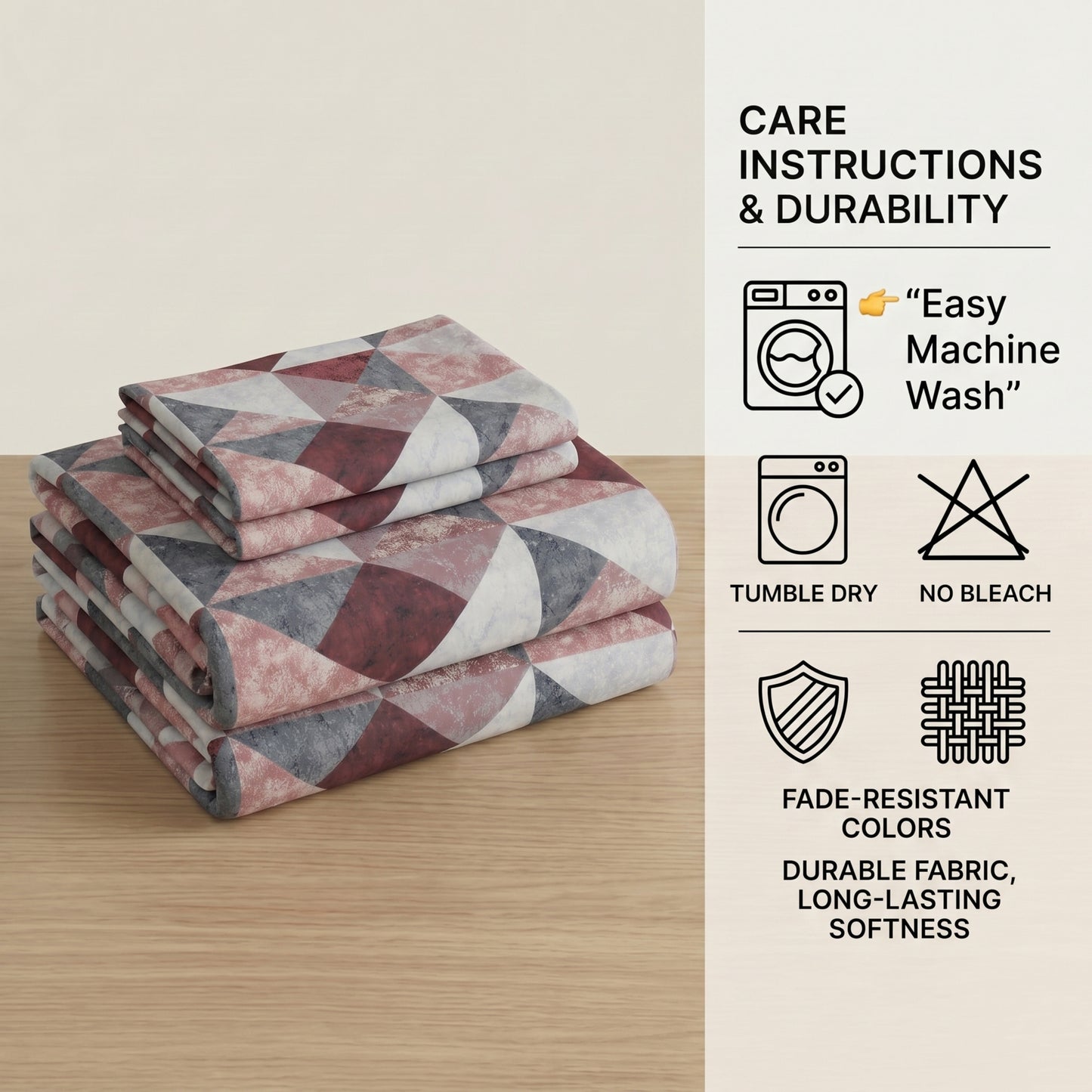 186 TC 100% Cotton Single Bedsheet | 90 x 60 Inches