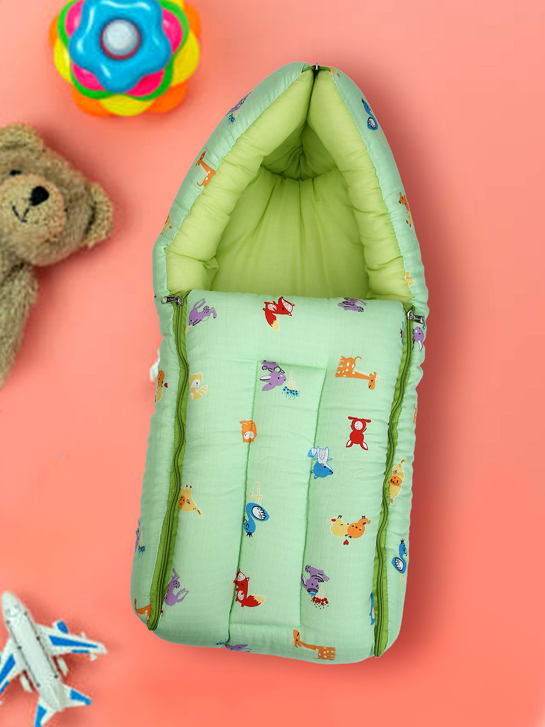 Baby Sleeping Bag 25x12 Inch | Soft Inner Fabric | Lightweight & Travel-Friendly | Pack of 1