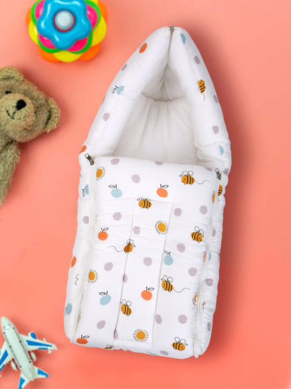 Baby Sleeping Bag 25x12 Inch | Soft Inner Fabric | Lightweight & Travel-Friendly | Pack of 1
