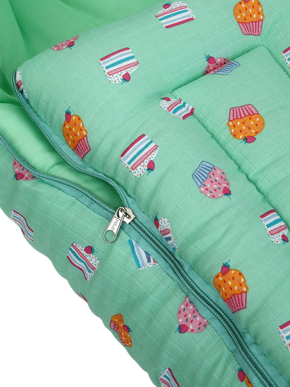 Baby Sleeping Bag 25x12 Inch | Soft Inner Fabric | Lightweight & Travel-Friendly | Pack of 1