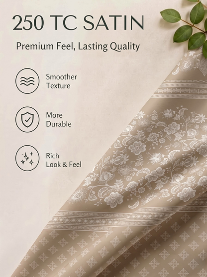 CELESTIA 100% Cotton Luxury Bedsheet | 250 TC Satin Weave | King Size 108 x 108 Inches | Ultra Soft & Elegant (Copy) (Copy) (Copy) (Copy) (Copy) (Copy)