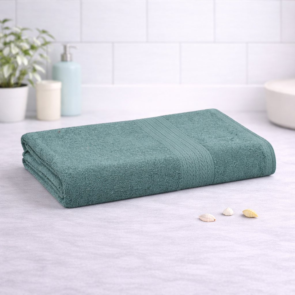 joy waffle cotton bath towel