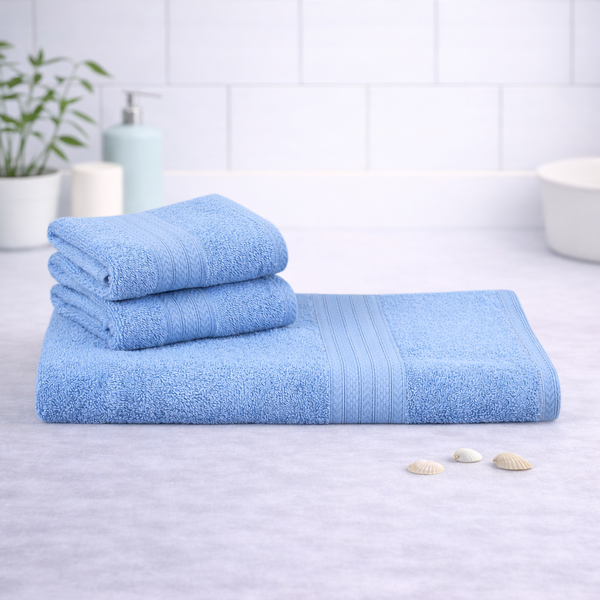 Mafatlal Joy Bath Towel – Blue, Cotton