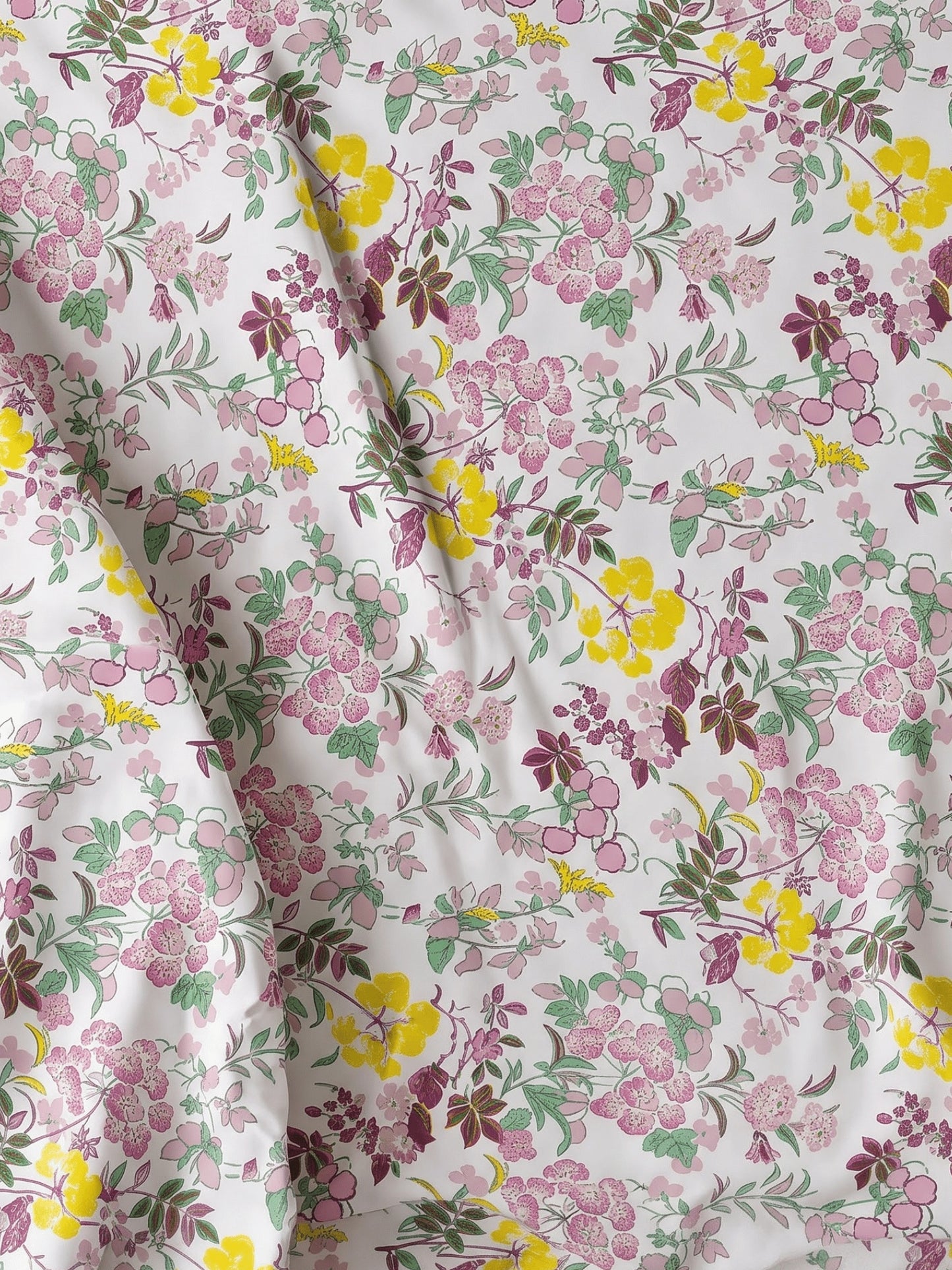 144 TC Fern Cotton Single Bedsheet 90 x 60 Inches with 1 Pillow Cover – Dusty Pink