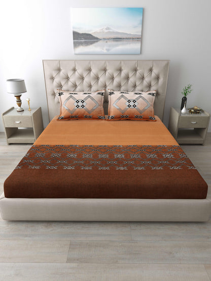 186 TC 100 % Cotton Bedsheet King Size | 108 x 108 Inches