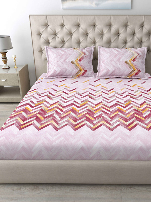 186 TC 100 % Cotton Bedsheet King Size | 108 x 108 Inches