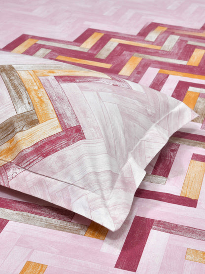 186 TC 100 % Cotton Bedsheet King Size | 108 x 108 Inches