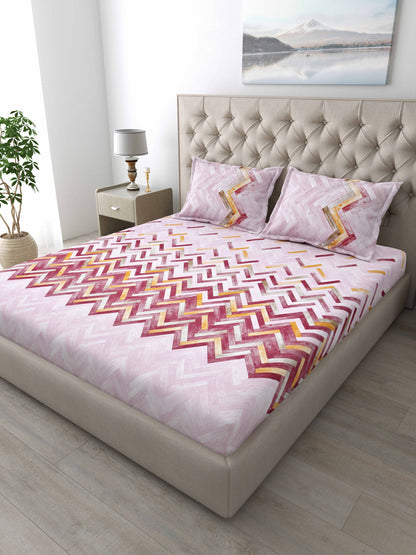 186 TC 100 % Cotton Bedsheet King Size | 108 x 108 Inches