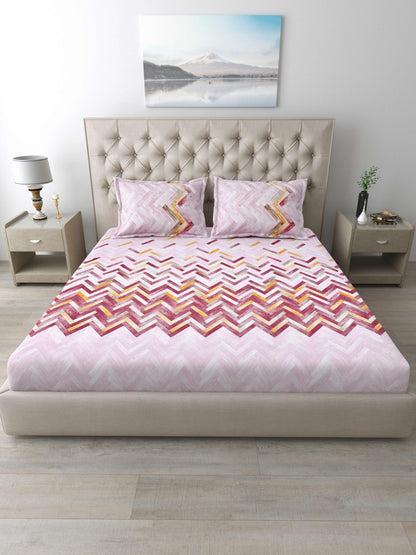 186 TC 100 % Cotton Bedsheet King Size | 108 x 108 Inches