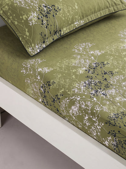 186 TC 100 % Cotton Bedsheet King Size | 108 x 108 Inches