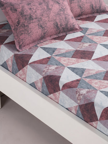 186 TC 100 % Cotton Bedsheet King Size | 108 x 108 Inches