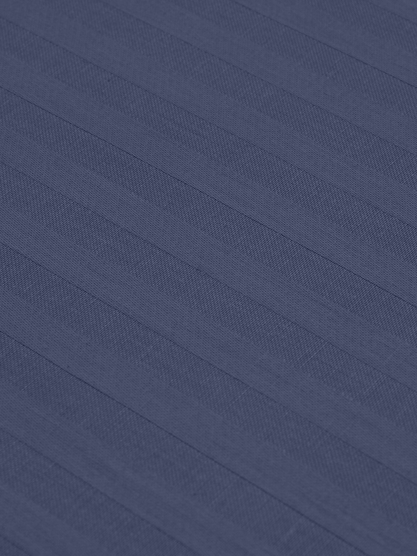 Italian Stripe King Size Bedsheet with 2 Pillow Covers | 210 TC Pure Cotton | Blue