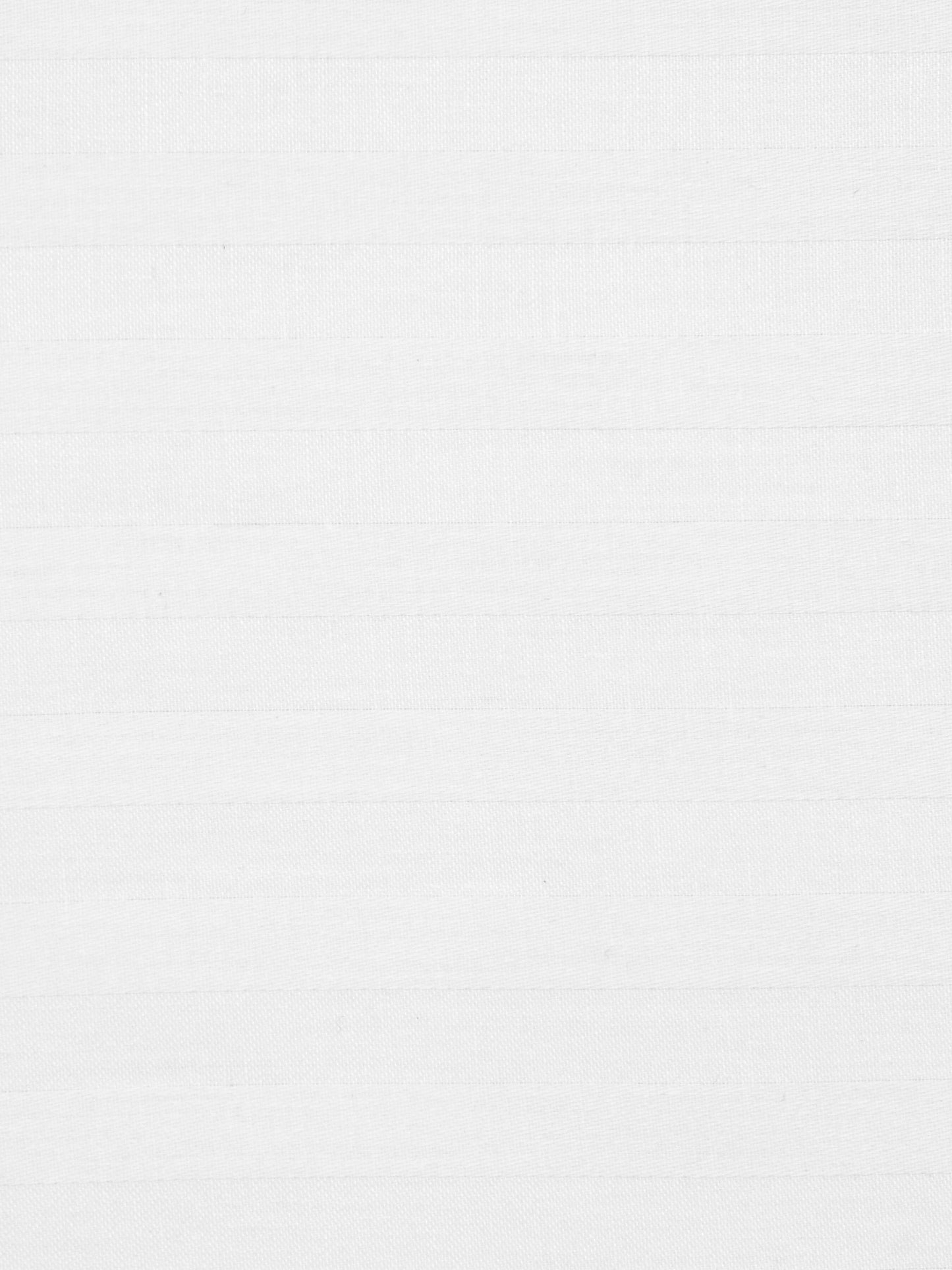 Italian Stripe King Size Bedsheet with 2 Pillow Covers | 210 TC Pure Cotton | White