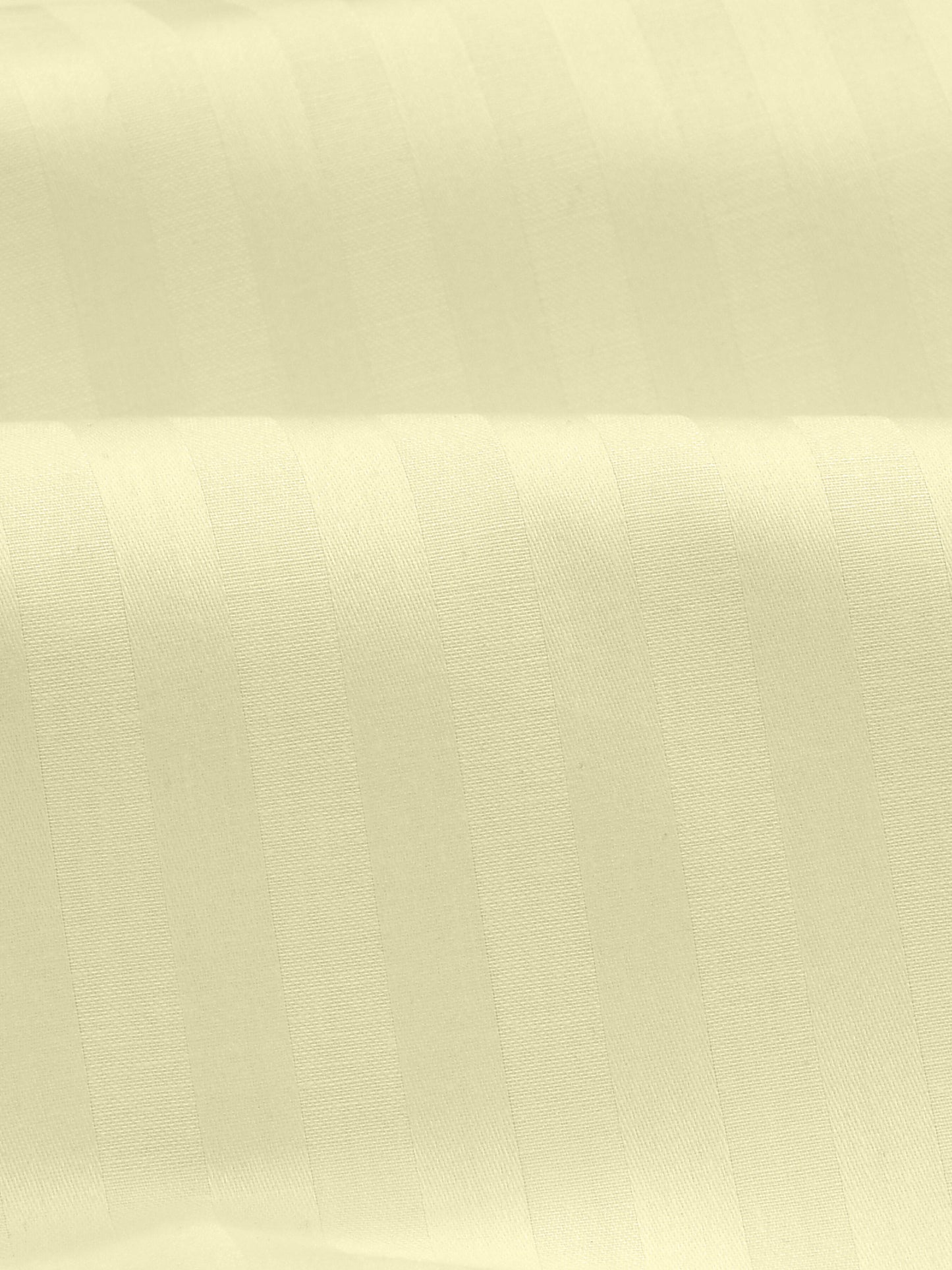 Italian Stripe King Size Bedsheet with 2 Pillow Covers | 210 TC Pure Cotton | Cream