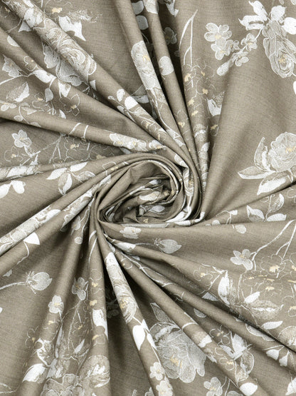 Corsica 186 TC Cotton King Size Bedsheet | 108x108 inches | Soft & Breathable Fabric | Flat Sheet with 2 Pillow Covers