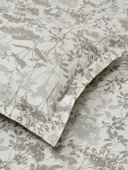 Corsica 186 TC Cotton King Size Bedsheet | 108x108 inches | Soft & Breathable Fabric | Flat Sheet with 2 Pillow Covers