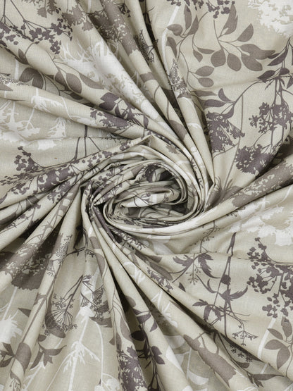 Corsica 186 TC Cotton King Size Bedsheet | 108x108 inches | Soft & Breathable Fabric | Flat Sheet with 2 Pillow Covers