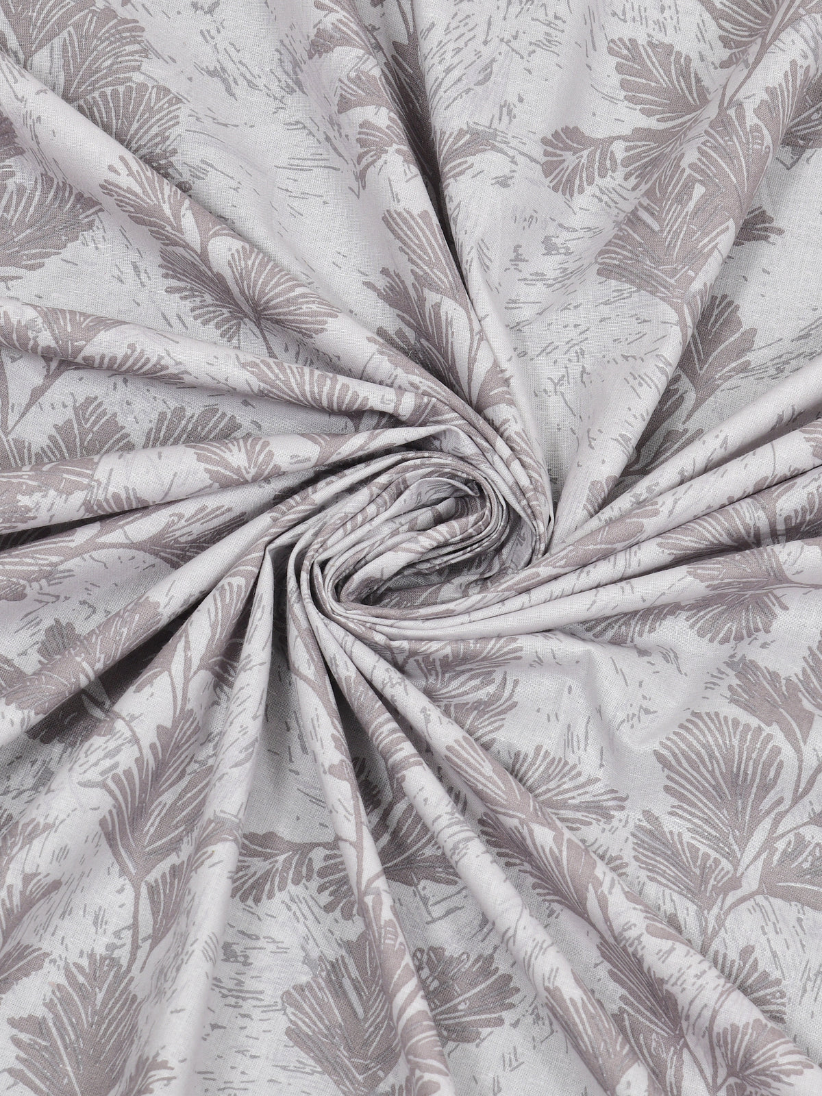 Corsica 186 TC Cotton King Size Bedsheet | 108x108 inches | Soft & Breathable Fabric | Flat Sheet with 2 Pillow Covers